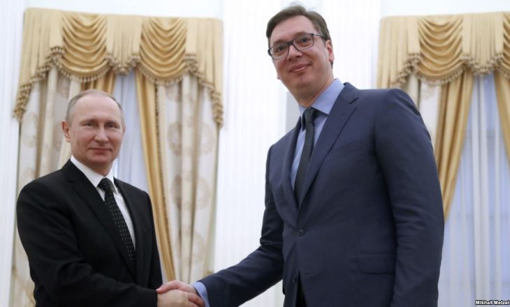 Vuçiq e falënderon Putinin për ndihmën lidhur me Kosovën