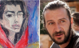 Dua Lipa pikturuar nga Rron Qena