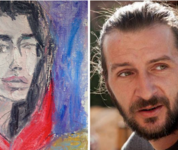 Dua Lipa pikturuar nga Rron Qena