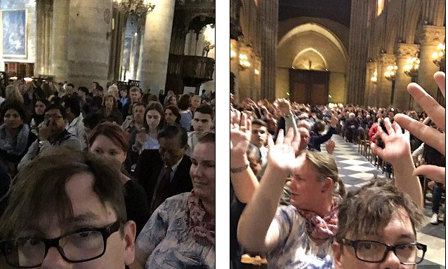 Sulmi në Paris, njerëzit ngujohen brenda katedralës së Notre-Damit