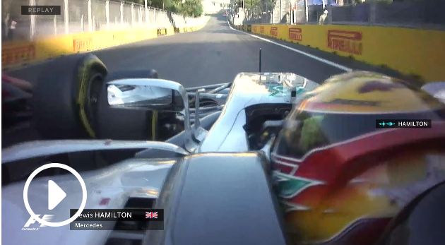 VIDEO: “Sherri” mes Vettel dhe Hamilton në pistë