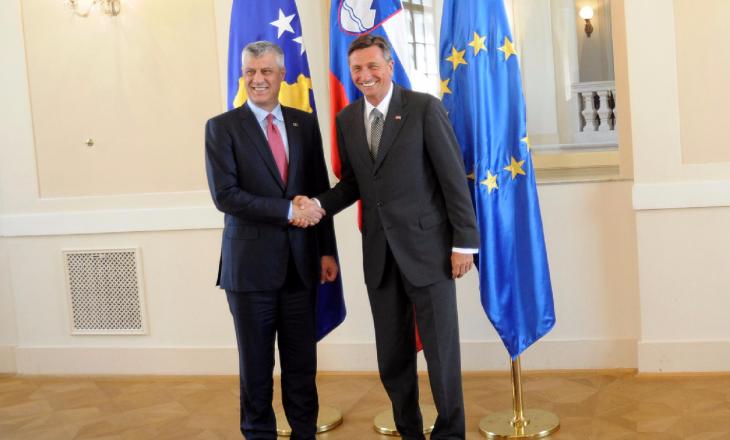 Thaçi takon presidentin e Sllovenisë, e falënderon për organizimin e Samitit Brdo-Brione