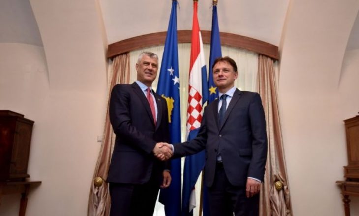 Thaçi takon kryeministrin kroat, kërkon punësim sezonal për kosovarët në Kroaci