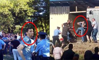 Djali i konsullit shkelmoi protestuesit kundër hidrocentralit