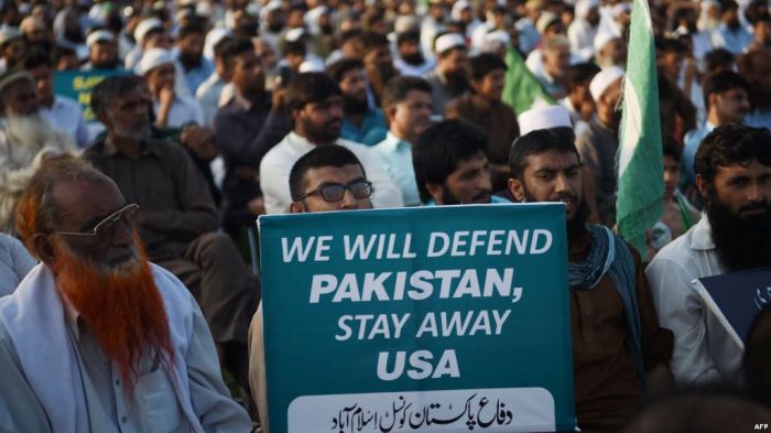 Protesta kundër ShBA-së në Pakistan