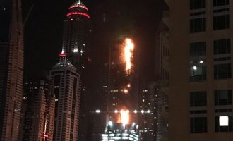 Ndërtesa 79 katëshe në Dubai përfshihet nga flakët – qindra banorë të rrezikuar