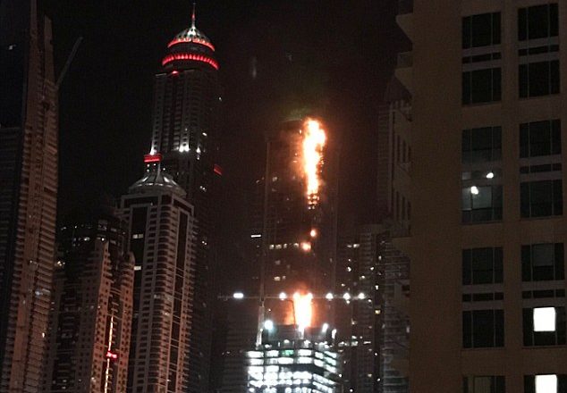 Ndërtesa 79 katëshe në Dubai përfshihet nga flakët – qindra banorë të rrezikuar