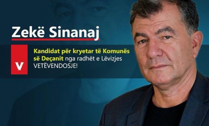 Zyrtare: Ish-redaktori në televizionin e “regjimit” kandidat i VV-së për kryetar të Deçanit