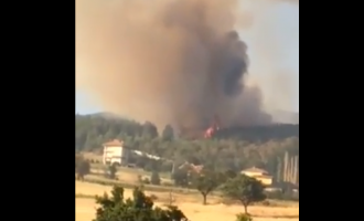 Pas maleve të Drenasit edhe malet e një qyteti tjetër kaplohen nga zjarri
