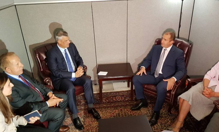 Thaçi takohet me presidentin e Bullgarisë, pati një kërkesë për të