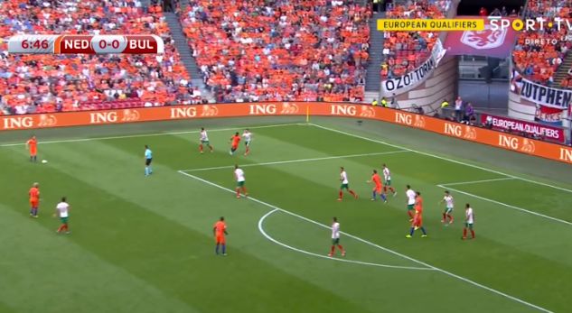 VIDEO: Holanda kalon në epërsi ndaj Bullgarisë