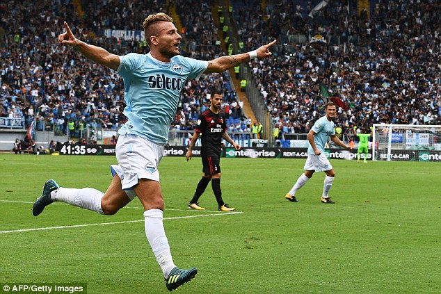 Lazio i jep mësim të mirë Milanit, Immobile shënon hetrik