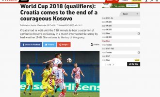 L’Equipe: Kroacia mposhti në fund një Kosovë guximtare
