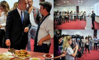 Qebapa, mantia dhe një kërkim falje: Takimi i kryeministrit me gazetarët