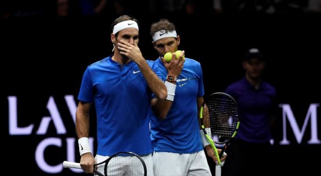 Dikur rival – Federer dhe Nadal për herë të parë luajnë së bashku