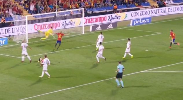 ​Shqipëria pëson gol nga Spanja  
