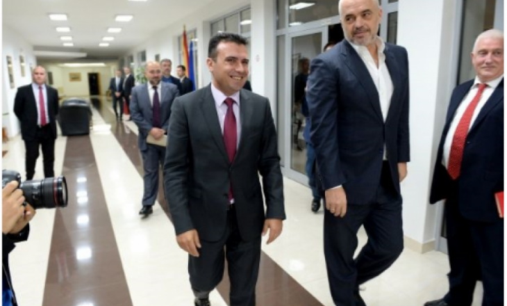 Rama në Maqedoni, pritet nga homologu i tij Zoran Zaev