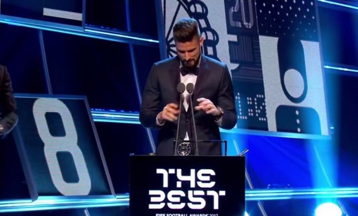 Goli i Giroud zgjedhet më i miri i vitit nga FIFA [video]