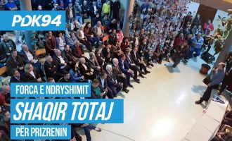 Totaj: Përkrahja për Prizrenin po vjen edhe jashtë PDK-së