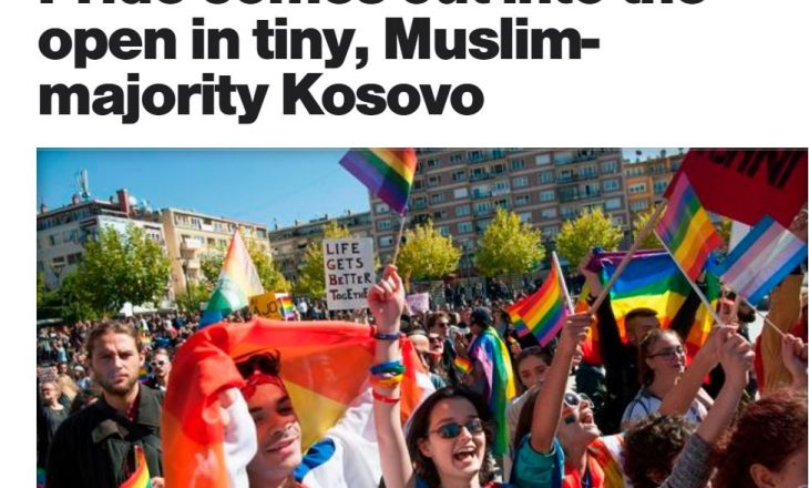 Mediet ndërkombëtare shkruajnë për “Paradën e Krenarisë në vendin e vogël mysliman”