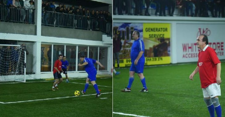Veliu “aktivizohet” para fushatës – luan futboll me Naim Abazin e Afrim Muqiqin