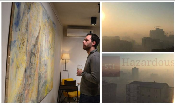 Artisti që ia pa hairin ndotjes së ajrit në Prishtinë