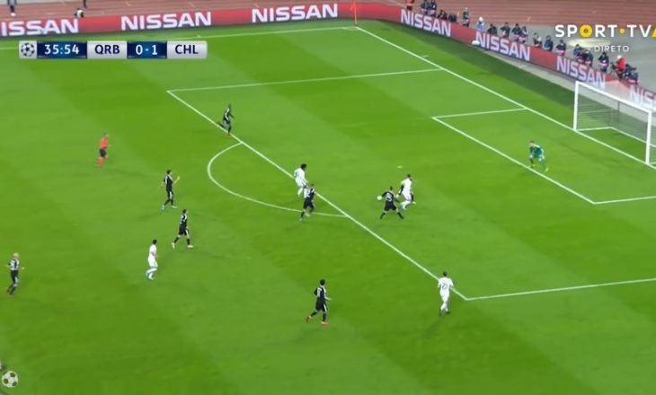 Shënohet goli i dytë në ndeshjen Qarabag – Chelsea [Video]