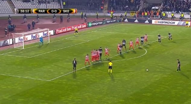 Ka gol në ndeshjen Partizani i Beogradit – Skënderbeu