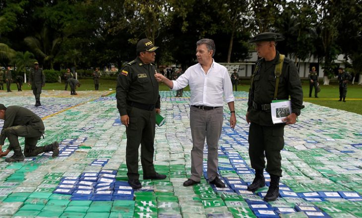 Zbulohet sasi rekorde e kokainës në Kolumbi