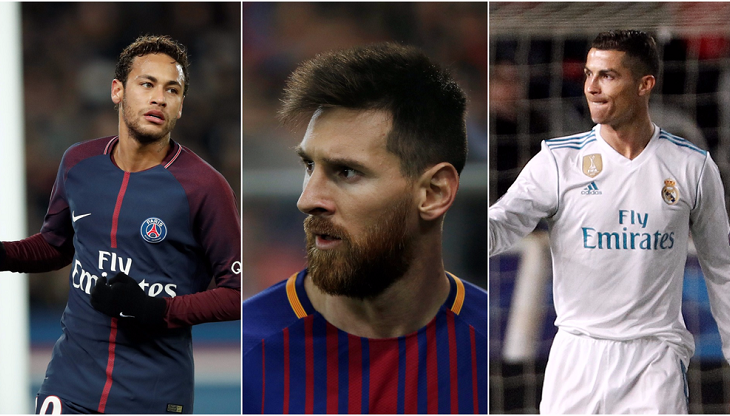 Lojtarët më të paguar në botë: Messi i pari, Ronaldo i pesti