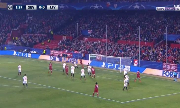 Ka gol në ndeshjen Sevilla – Liverpool [Video]