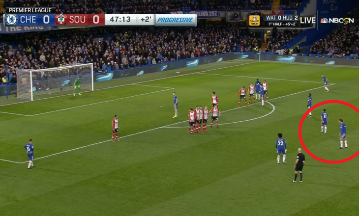 Chelsea shënon supergol ndaj Southamptonit [Video]