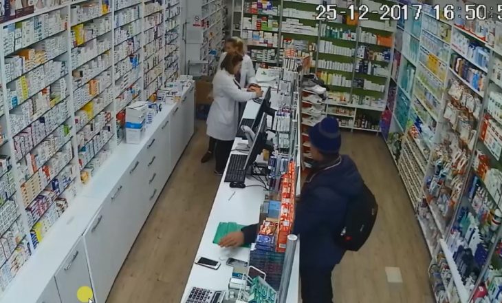 Hajni kapet duke vjedhur në një barnatore në Prishtinë