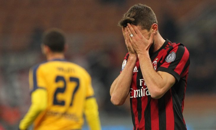Kriza e thellë e Milanit: 7 humbje në 17 ndeshje – ecuria më e dobët që nga viti 1982