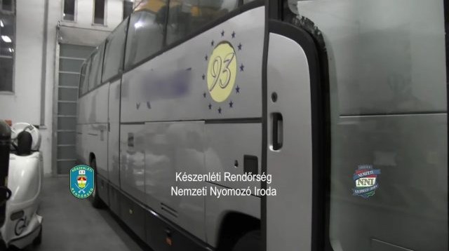 Autobusi i agjencionit “Mimoza 93” kapet me 110 kg drogë në Hungari (video)