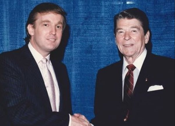 Trump sërish krahason veten me Ronald Regan