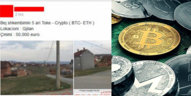 Në Gjilan mund të bleni tokë me Bitcoin  