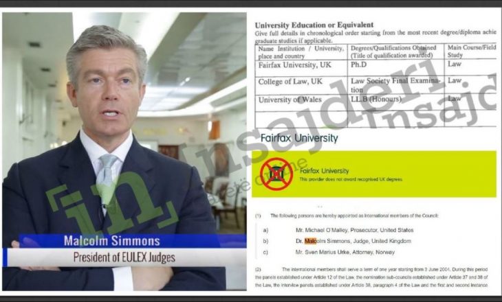 Zhduket gjyqtari me diplomë falso që akuzoi EULEX-in