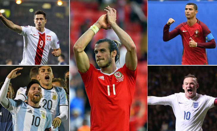 Golashënuesit më të mirë në kombëtaret e tyre (Foto)