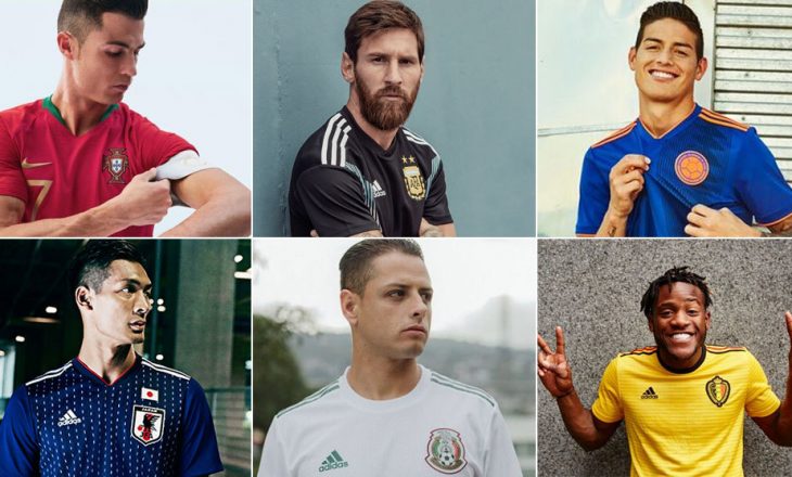 Messi, Ronaldo, Kroos dhe të tjerët – uniformat e botërorit në foto galeri