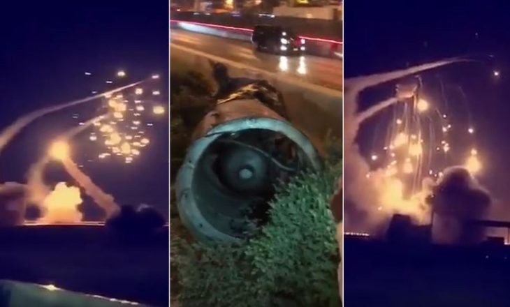 Mbetjet e raketave kanë rënë në autostradë