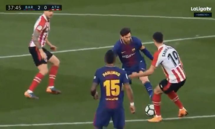Momenti kur Messi i përfundoi karrierën lojtarit të Bilbaos [Video]
