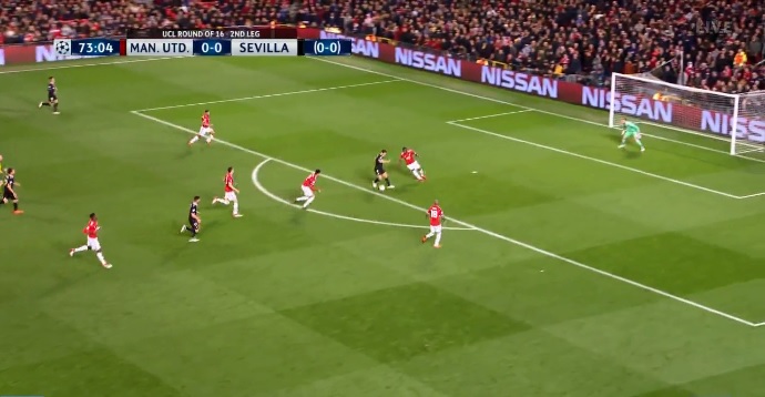 Sevilla shtang Manchester Unitedin në “Old Trafford” [Video]
