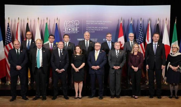 Shefat e diplomacive G7 kanë marrë qëndrim unik kundër Rusisë