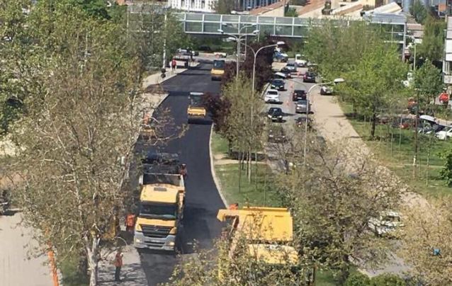 Sapo përfundoi asfaltimi i kësaj rruge në Prishtinë