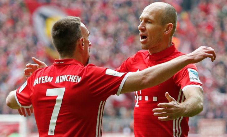 Bayerni vendos për dyshen Ribery- Robben