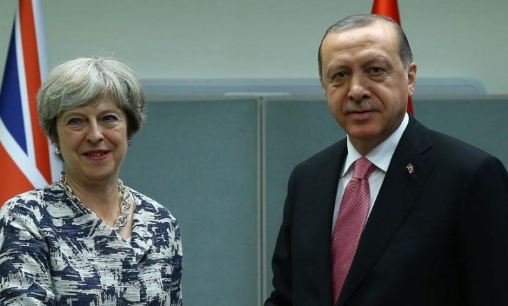 Erdogan i telefonon kryeministres britanike pas sulmeve në Siri