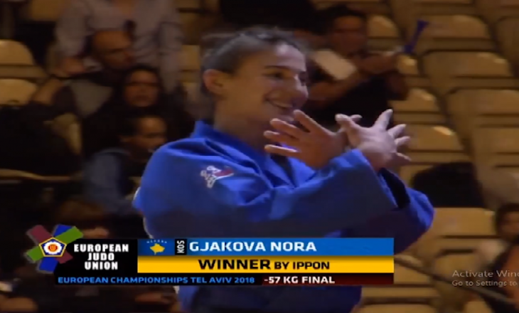 Momenti kur Nora Gjakova fitoi medaljen e artë (VIDEO)