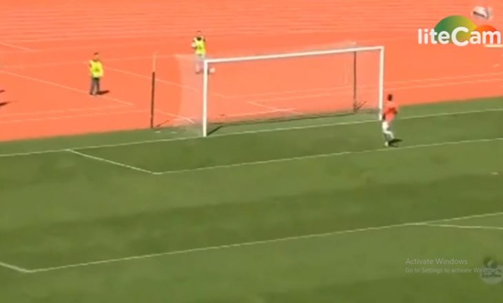 Gol nga gjysma e fushës në Shqipëri – ia vlen ta shikoni
