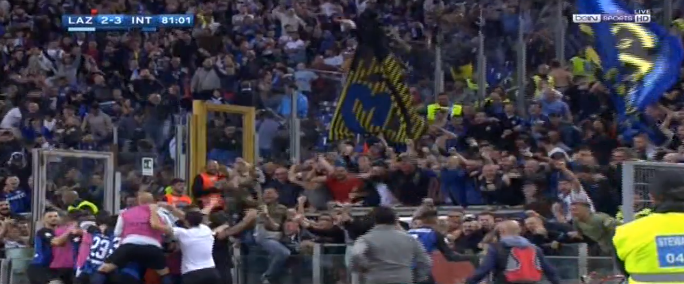 E pabesueshme, Interi përmbysë rezultatin në Stadio Olimpico